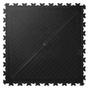 Vue arrière de la dalle X-Joint noire avec motif en grille
