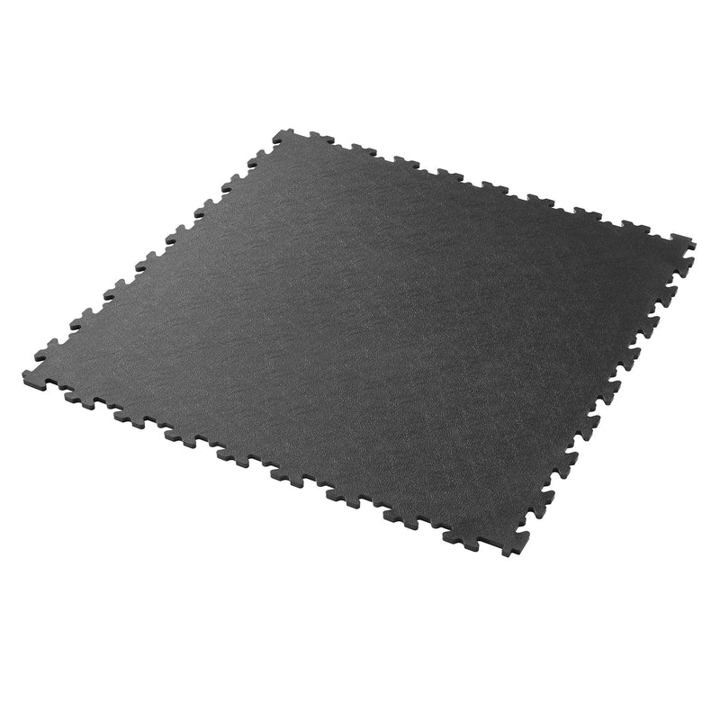 Vue en angle d’une dalle de garage graphite X-Joint